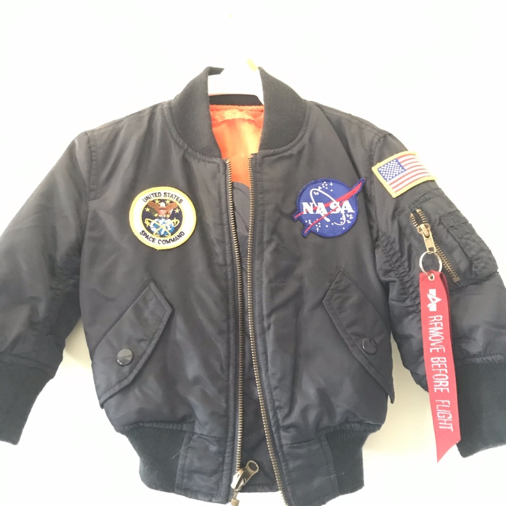 Kids reversible NASA jacket